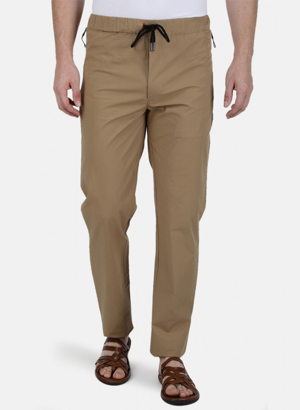 Mens Khaki Plain Lower