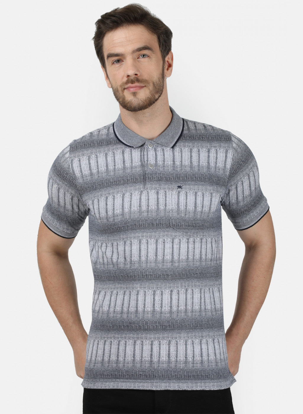 Mens NAvy Blue Stripe T-Shirt