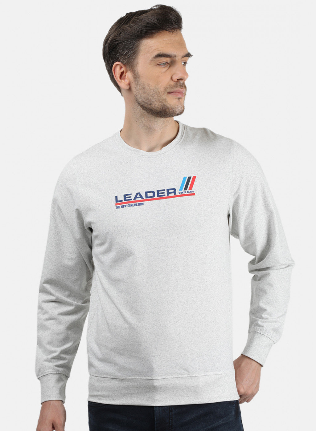 Men Grey Printed T-Shirt