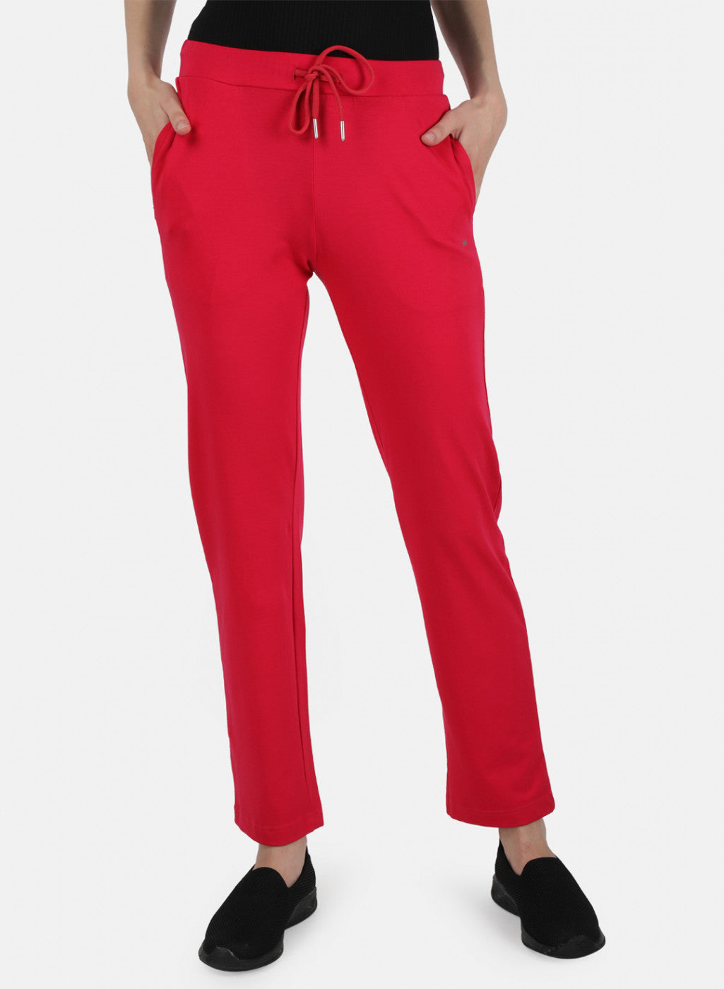Womens Dark Pink Regular Lower