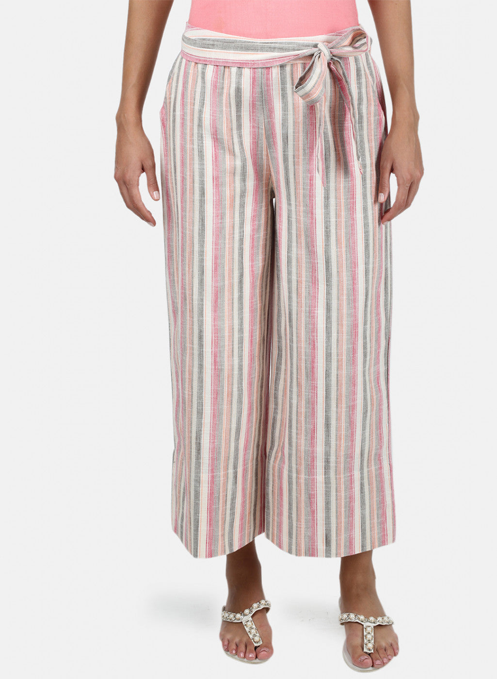 Womens Multi Color Stripe Plazoo