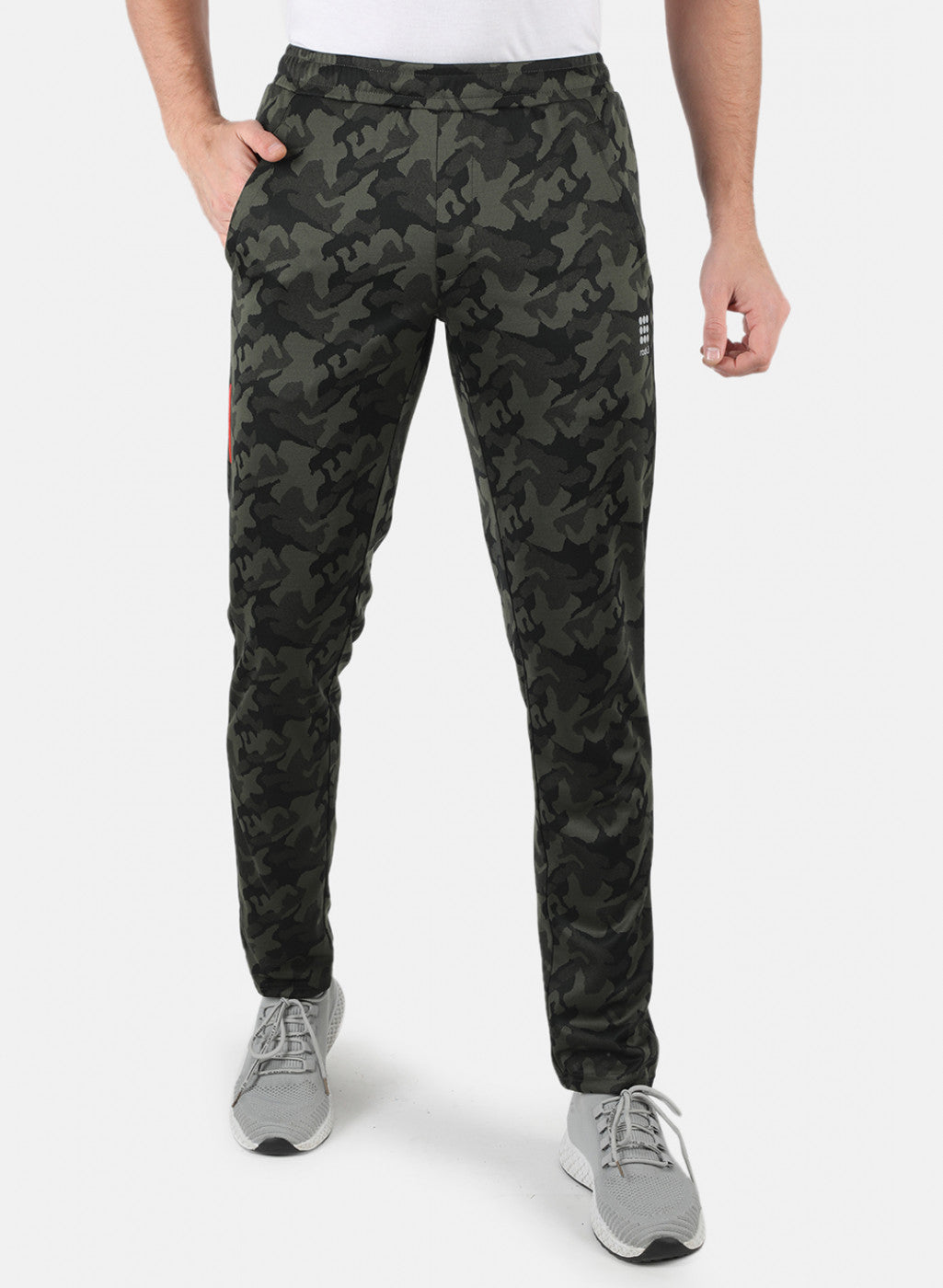 Rock.it Men Olive Self Design Lower