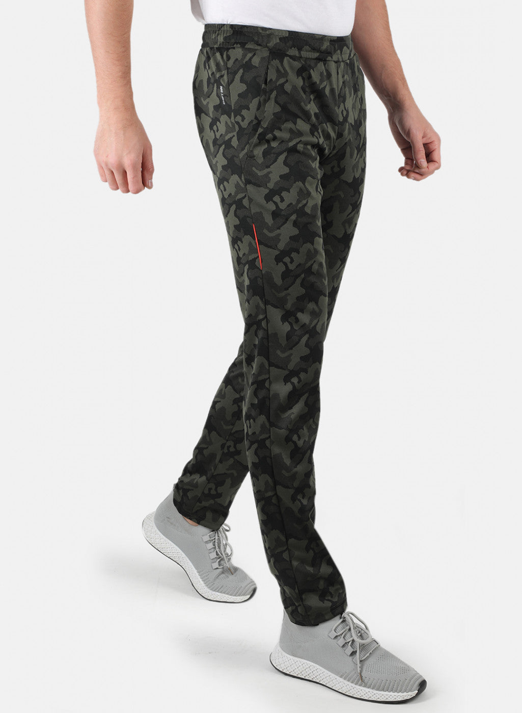 Rock.it Men Olive Self Design Lower