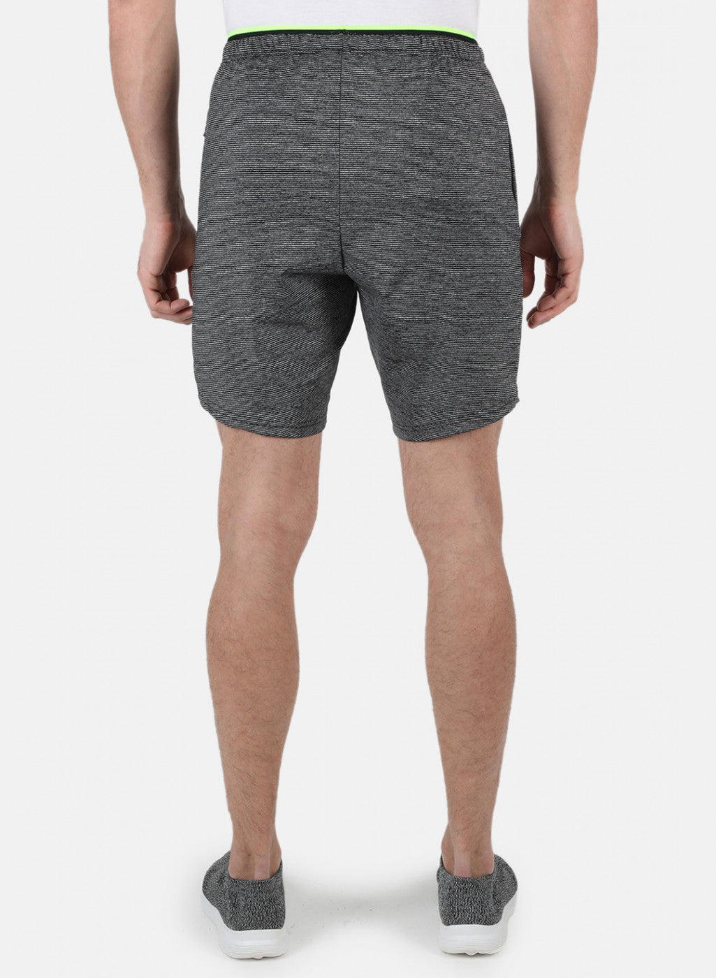 Rock.it Men Grey Self Design Shorts