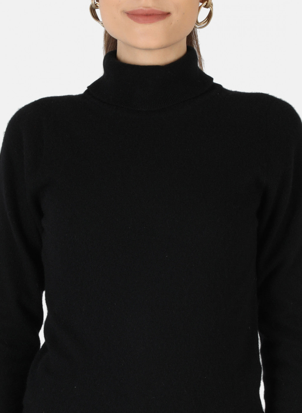 Women Black Solid Top