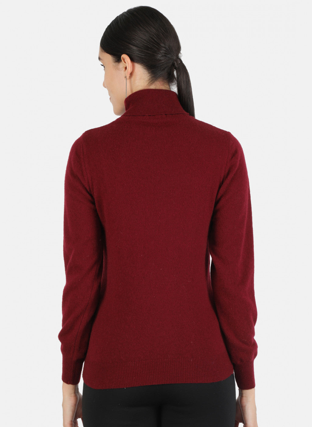 Women Maroon Solid Top