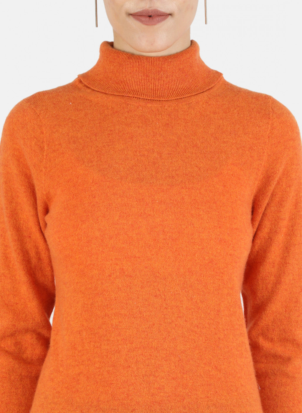 Women Orange Solid Top