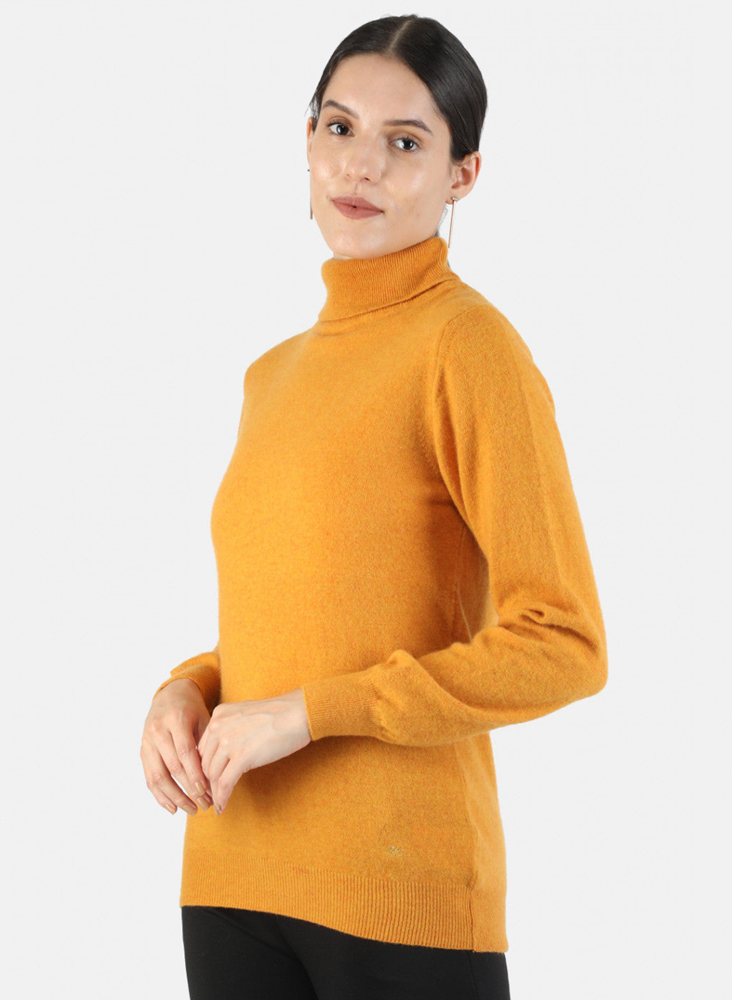 Women Yellow Solid Top