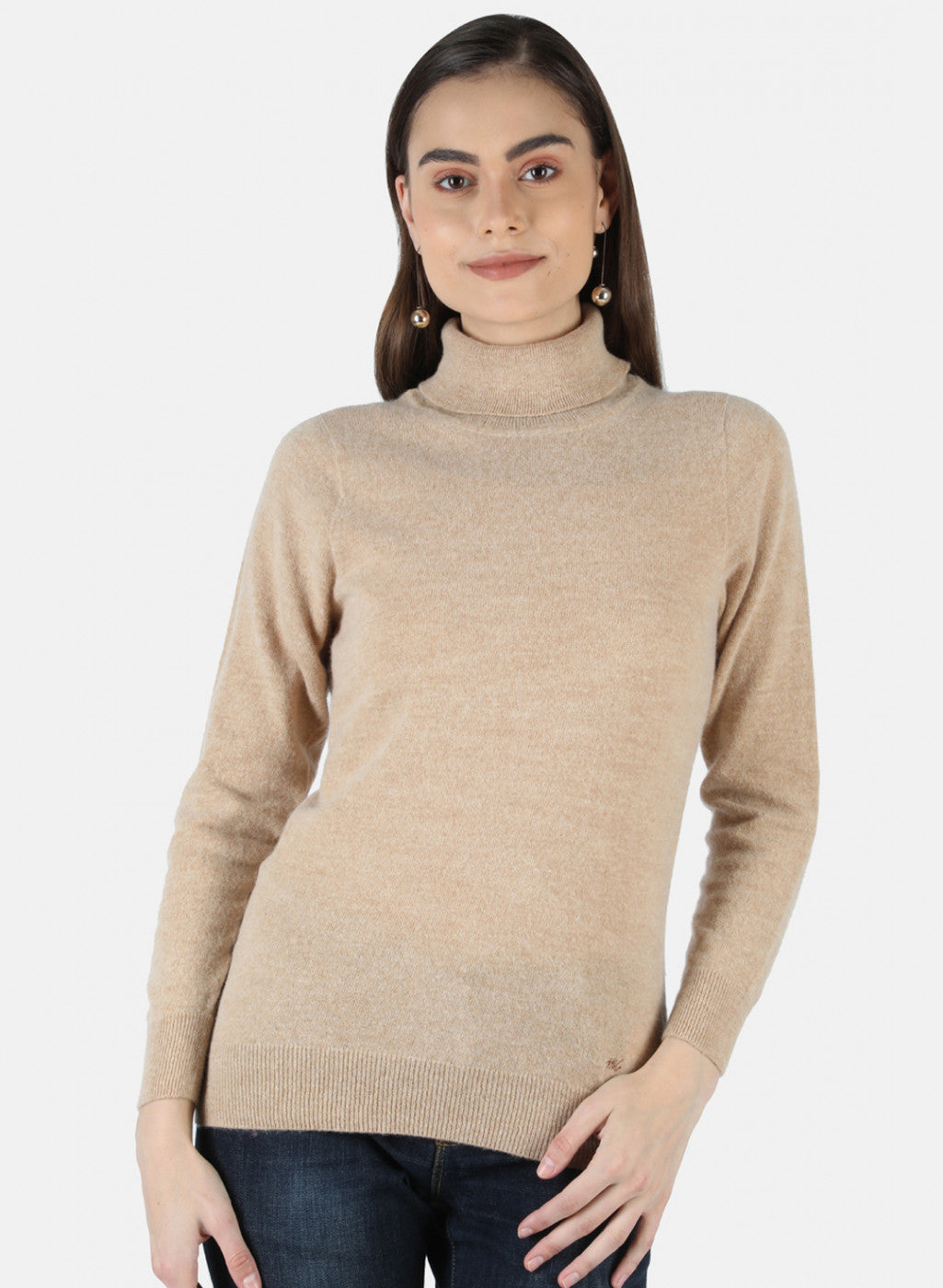 Women Beige Solid Top