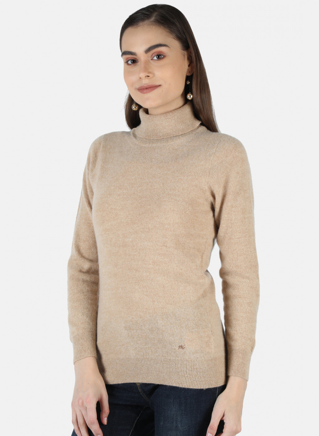 Women Beige Solid Top
