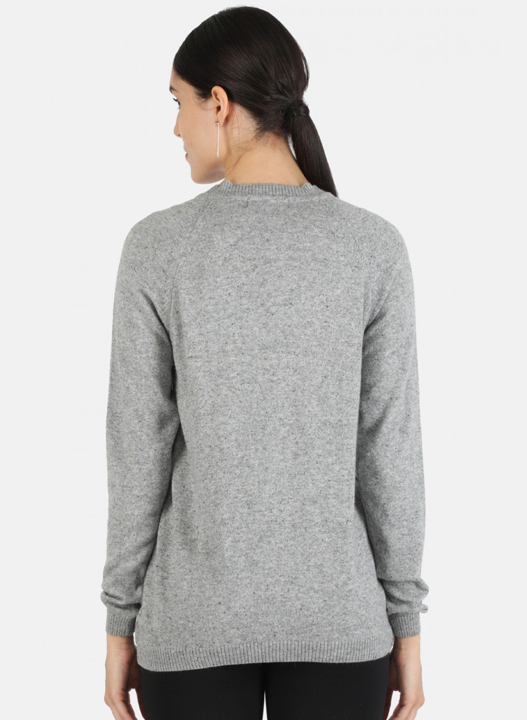 Women Grey Solid Cardigan