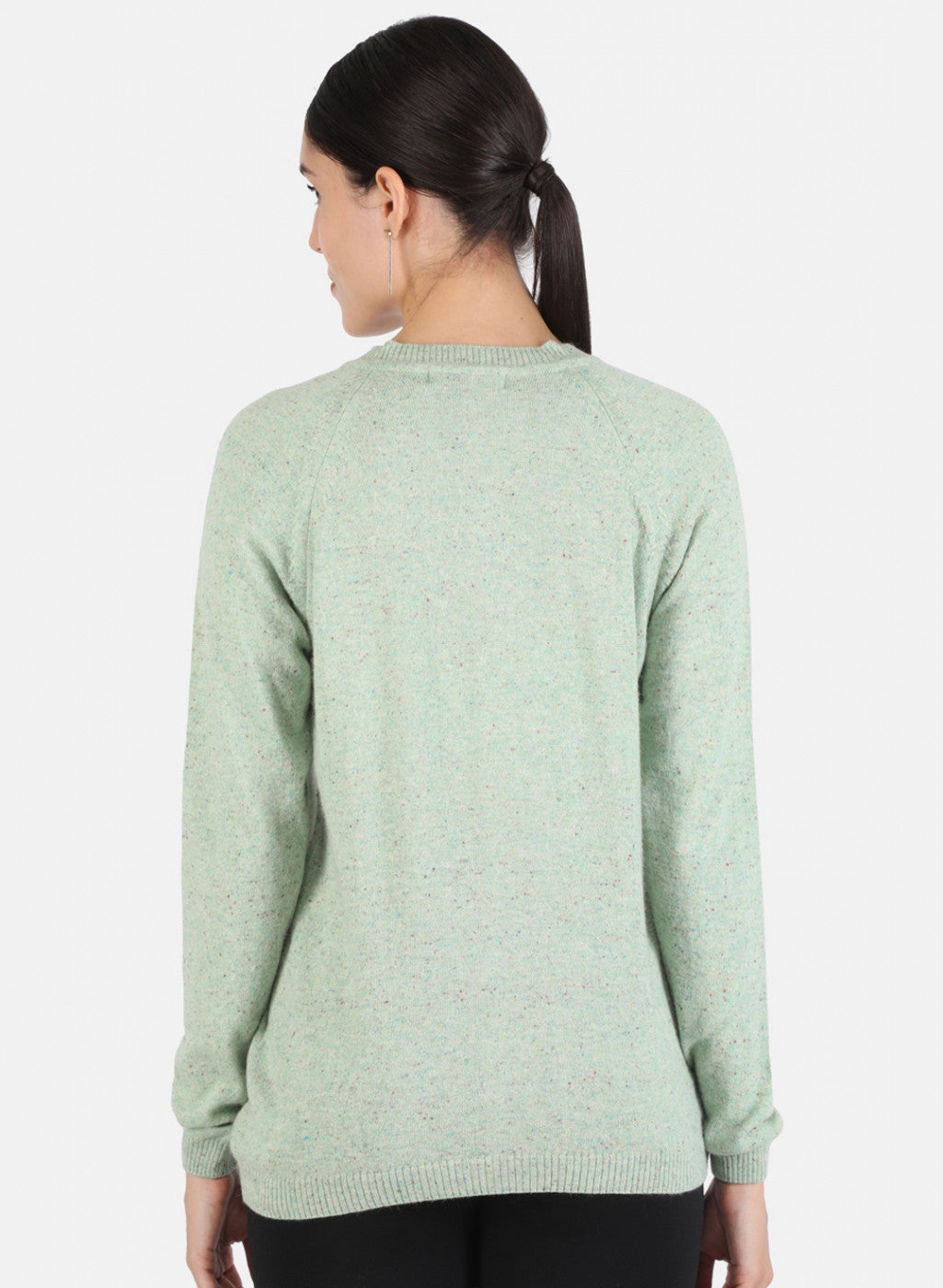 Women Green Solid Cardigan