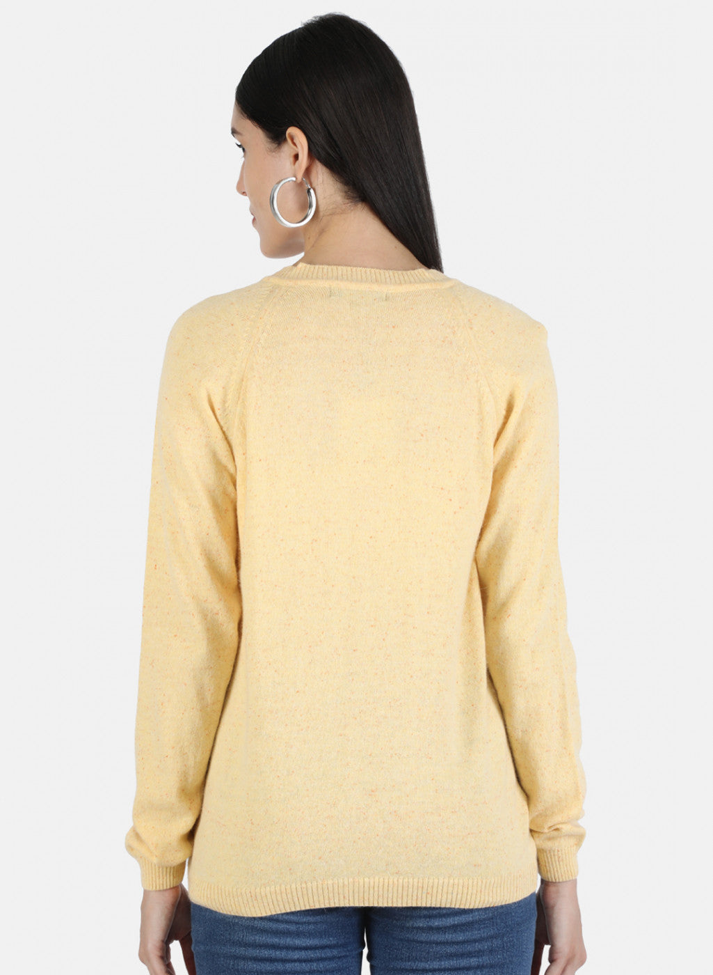 Women Yellow Solid Cardigan