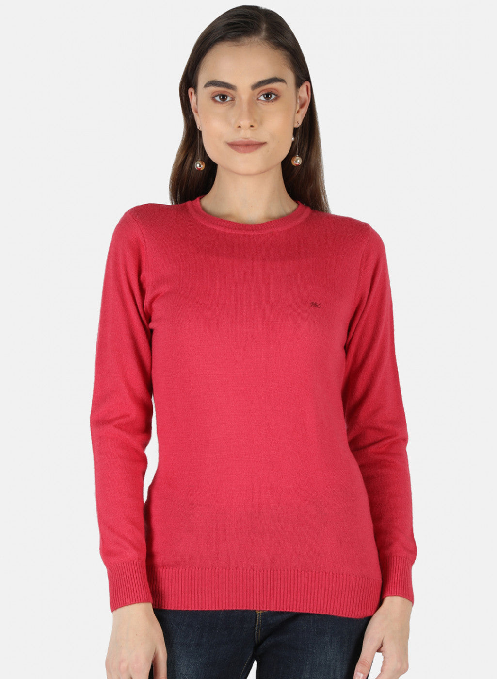 Women Pink Solid Top