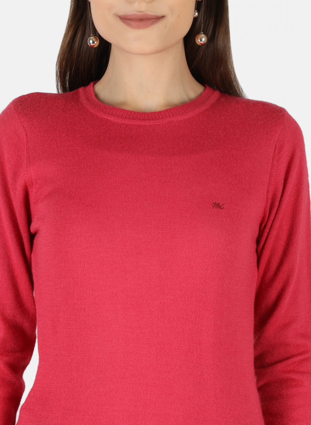 Women Pink Solid Top