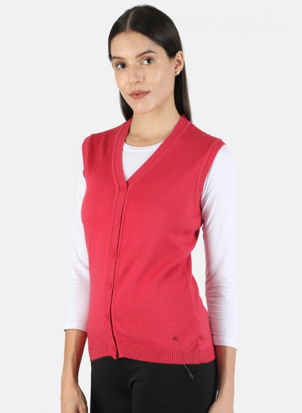 Women Purple Solid Cardigan