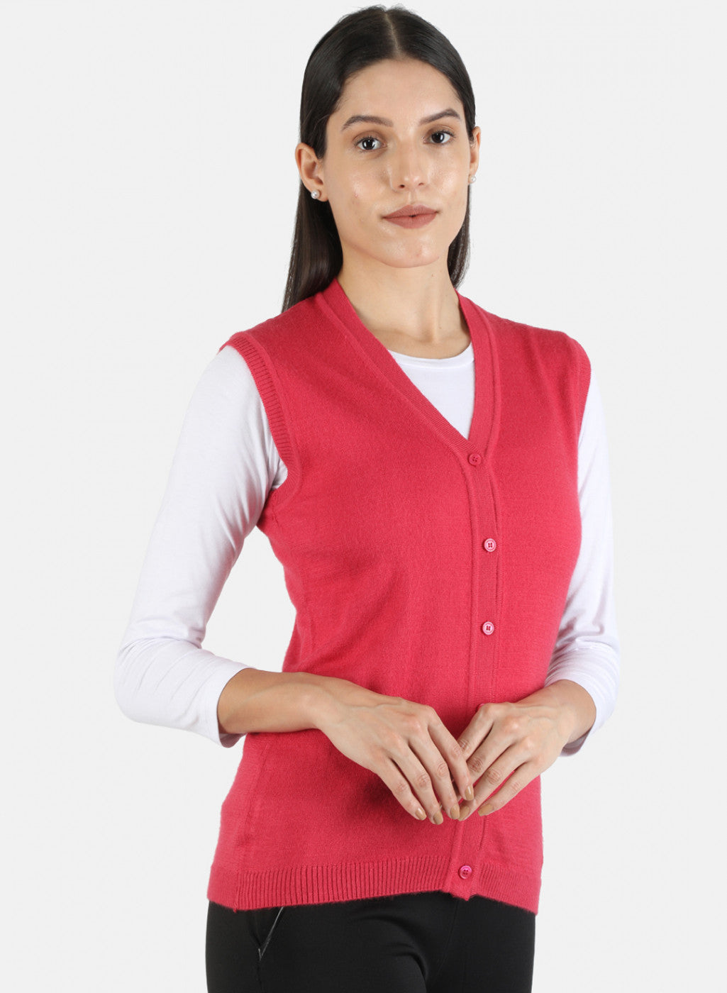 Women Purple Solid Cardigan