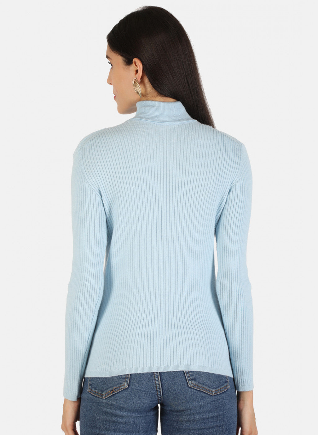 Women Blue Solid Sceavy