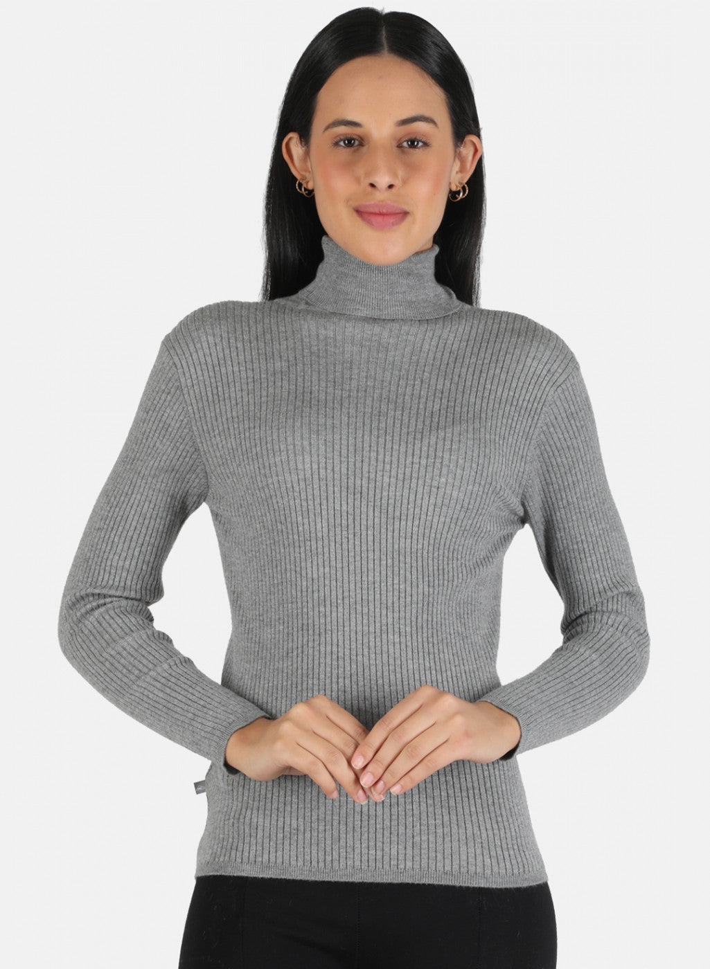 Women Grey Solid Sceavy