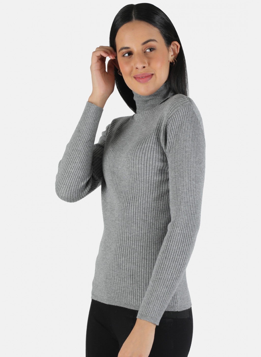 Women Grey Solid Sceavy