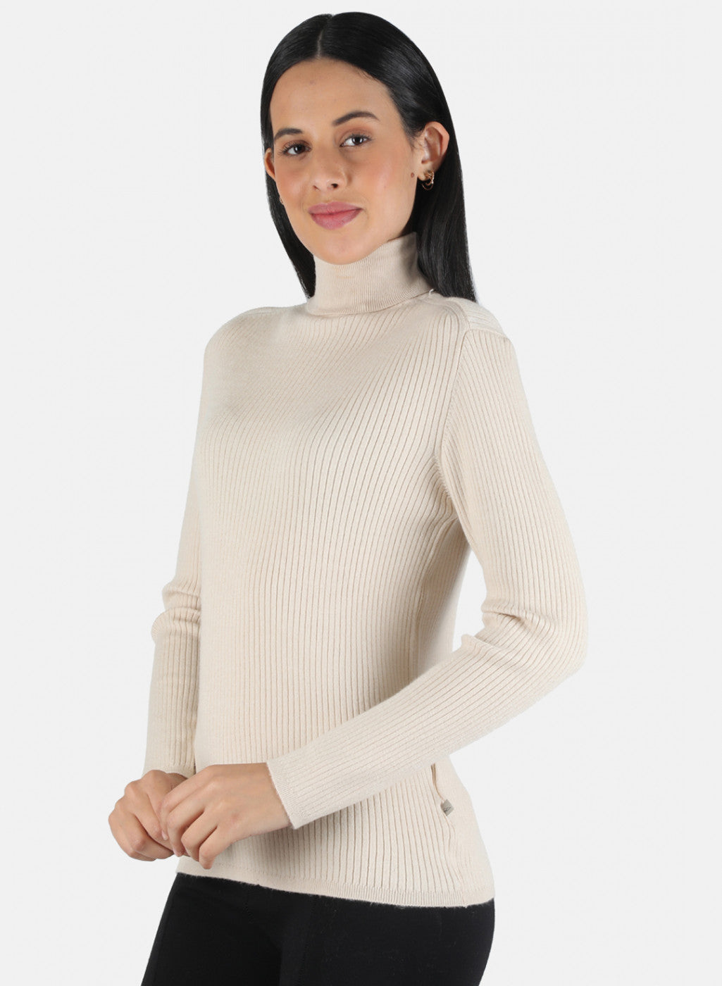 Women Beige Solid Sceavy