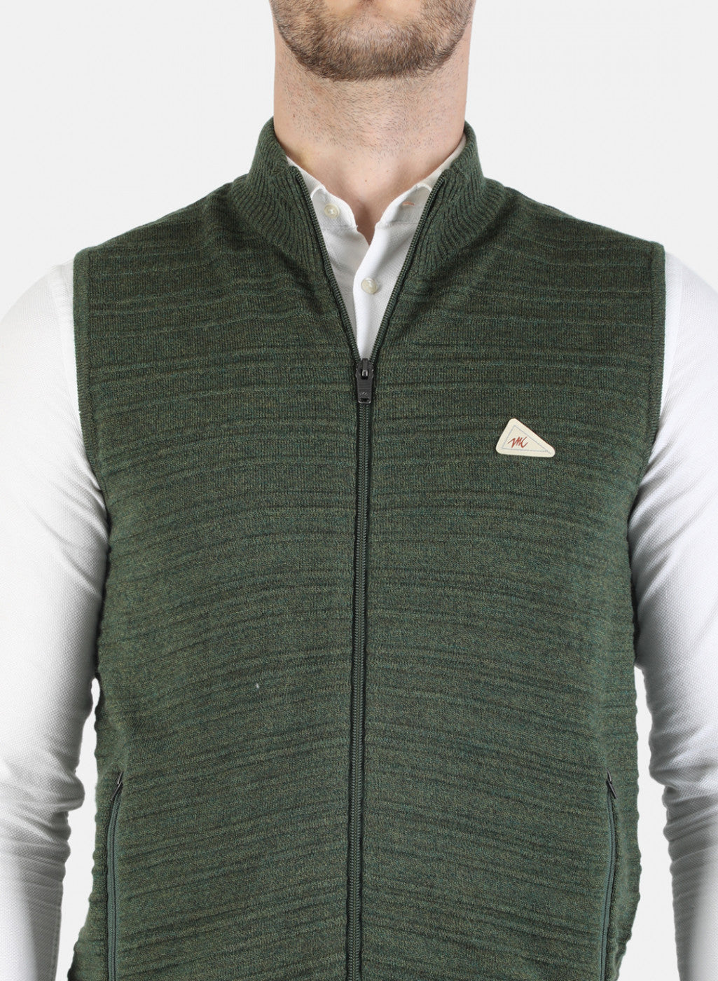 Men Green Solid Pullover