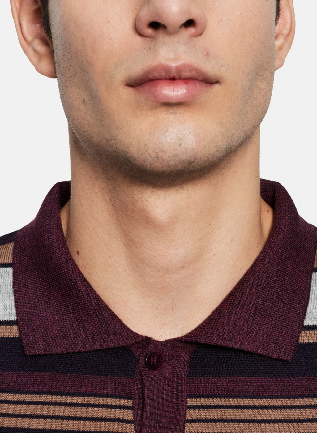 Men Purple Solid T-Shirt