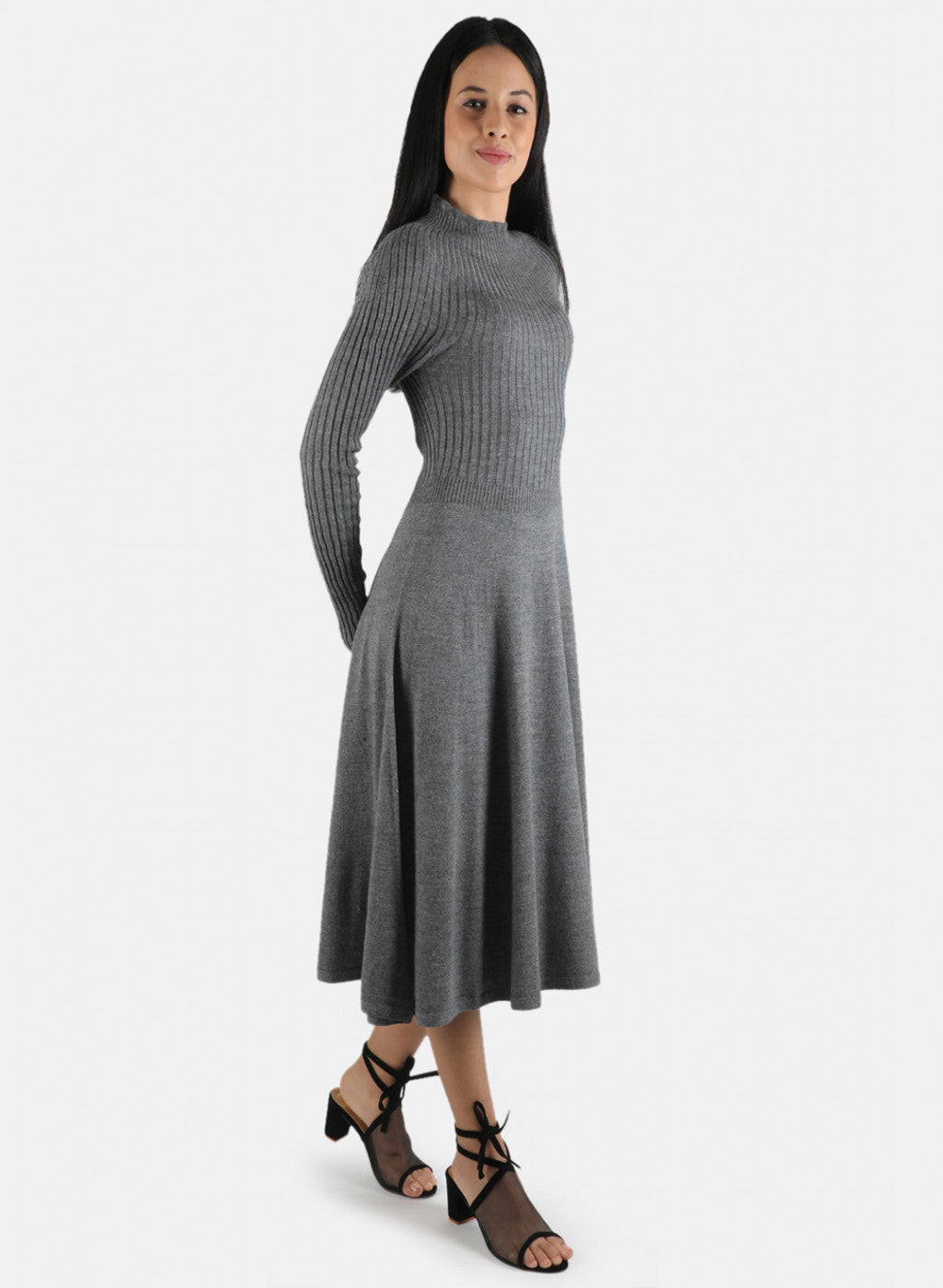 Women Grey Self Design Top
