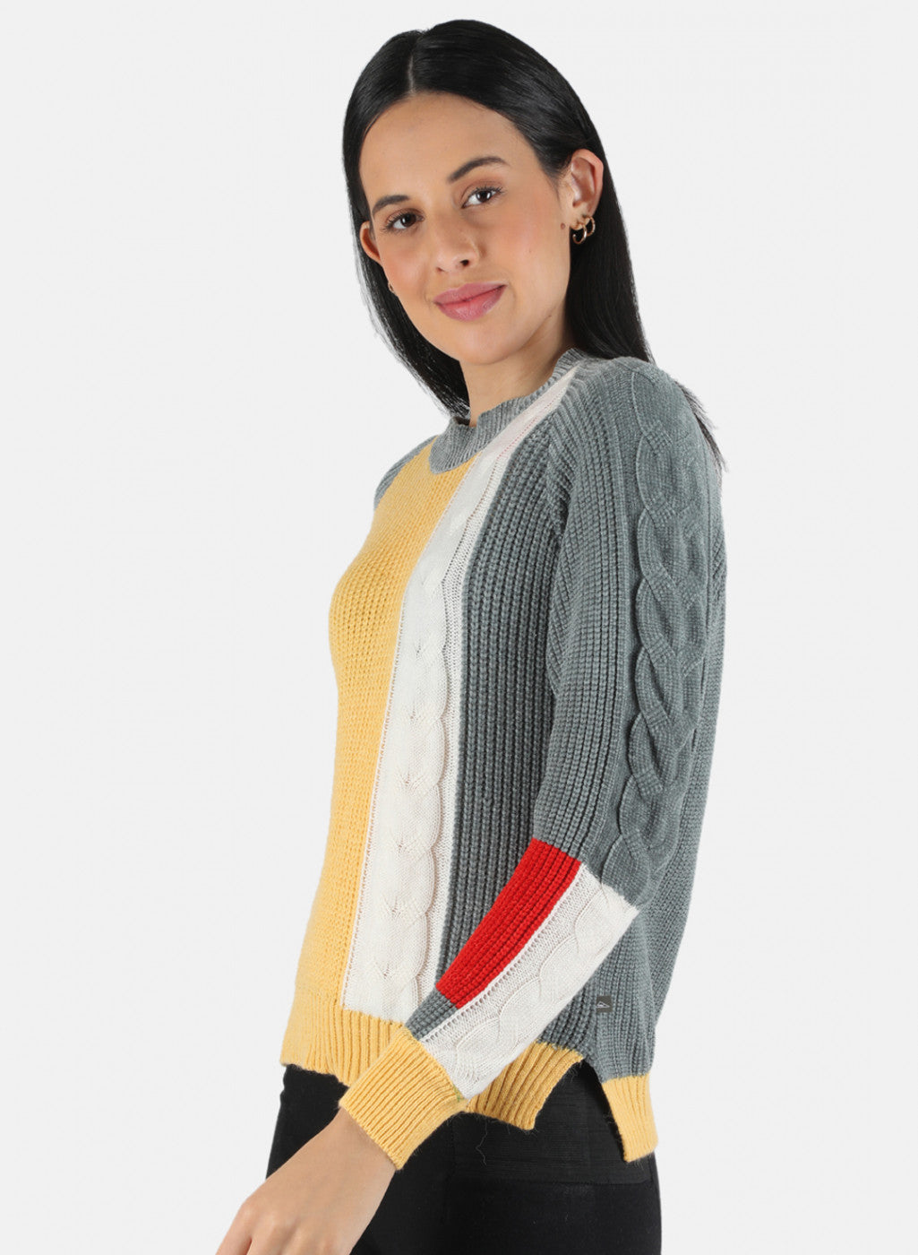 Women Multi Color Self Design Top