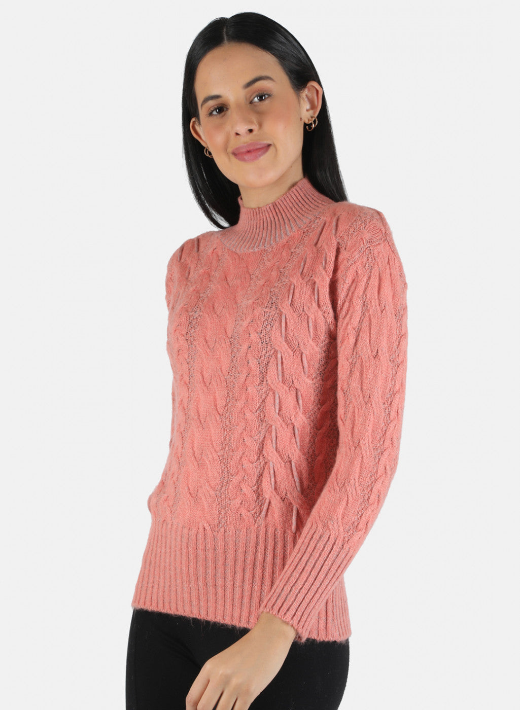 Women Pink Self Design Top