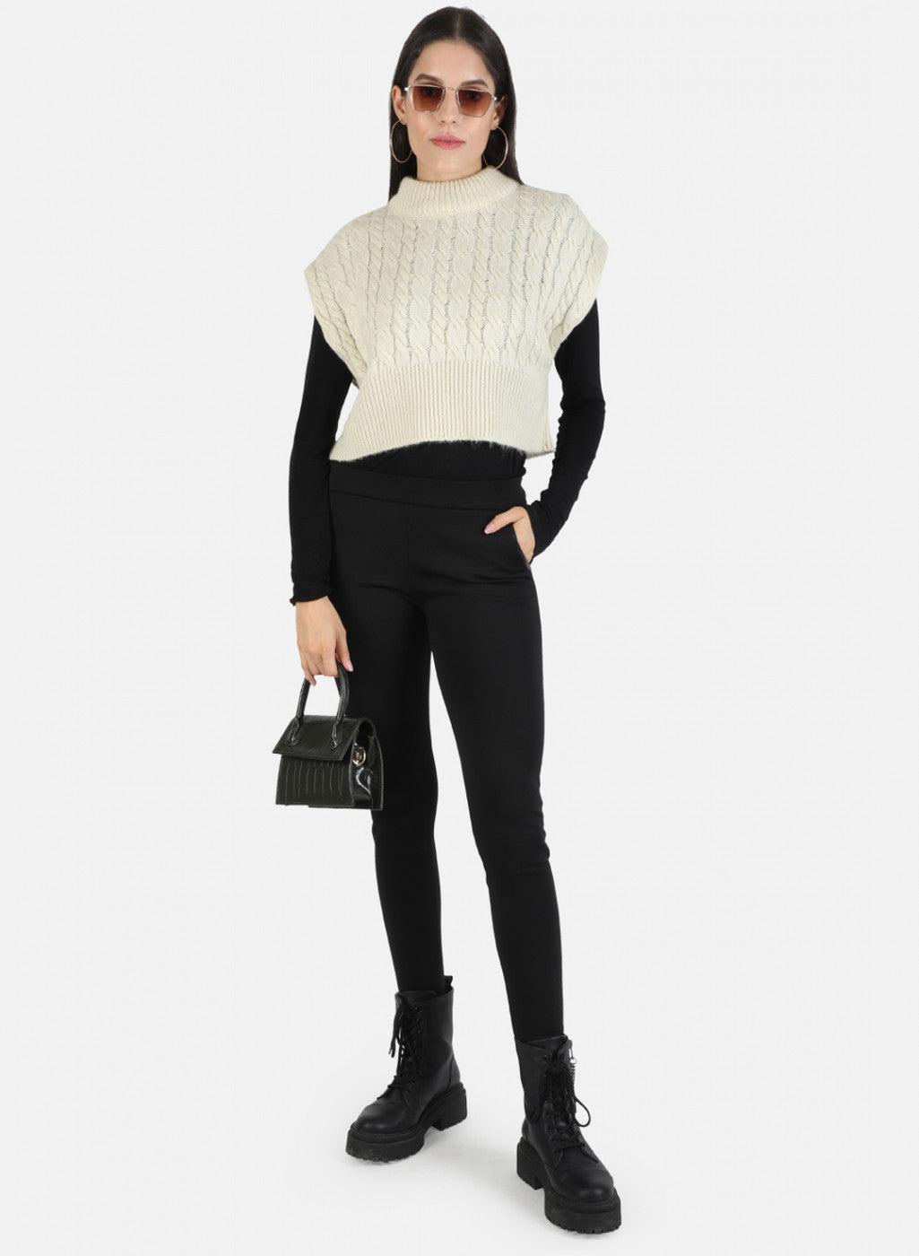 Women Multi Color Self Top