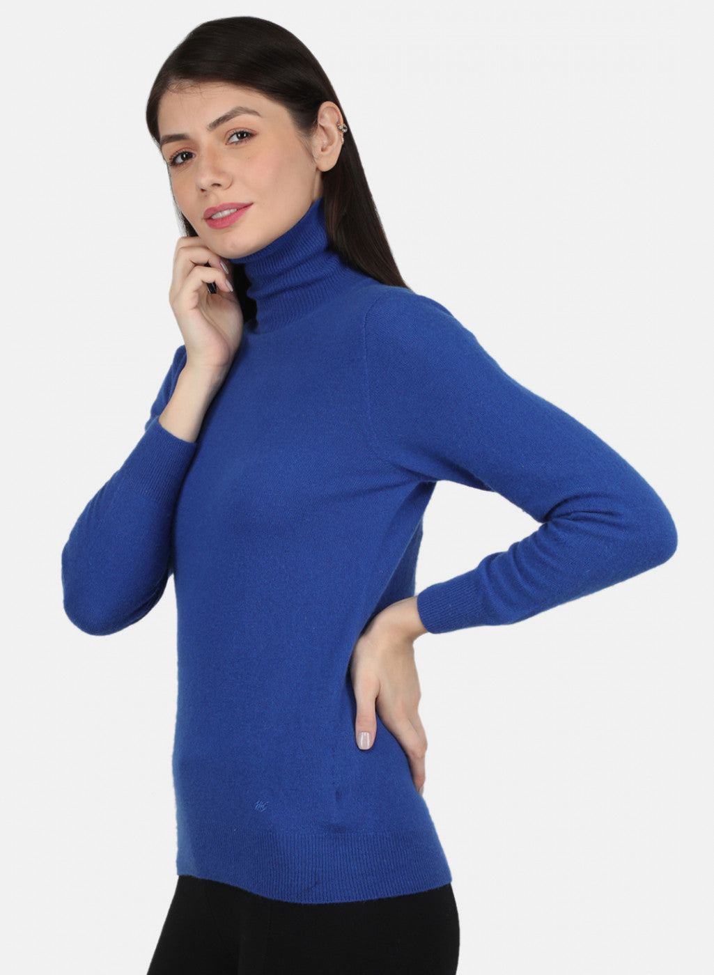 Women Blue Solid Top