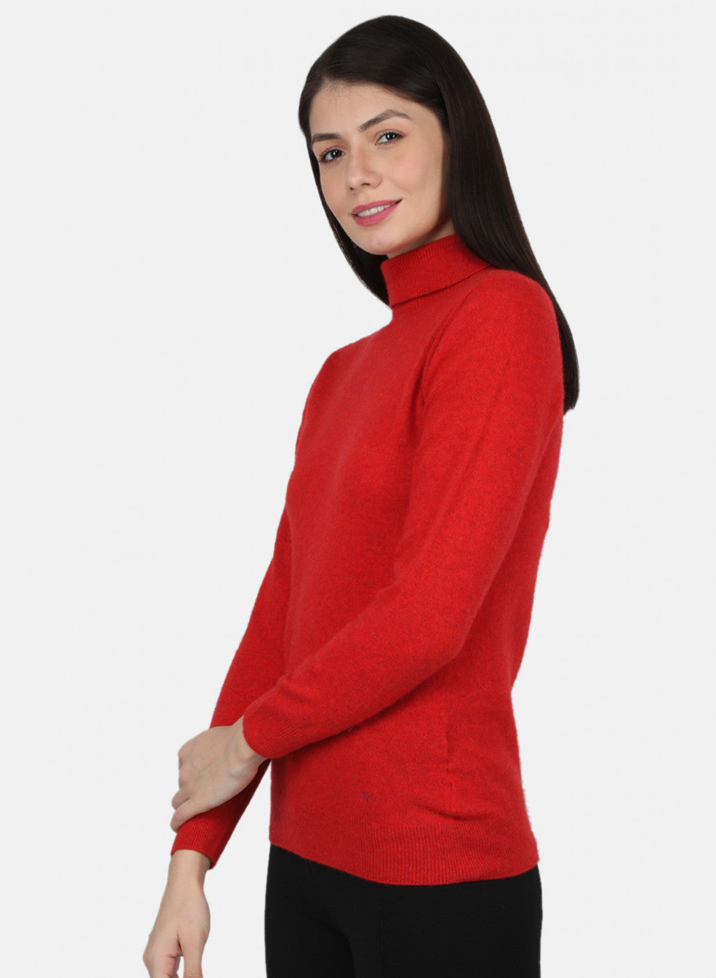 Women Red Solid Top