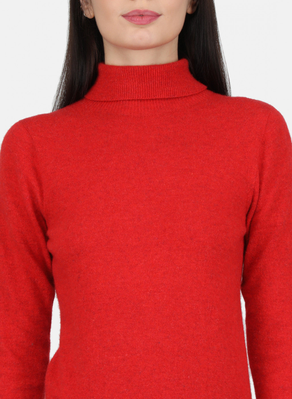 Women Red Solid Top