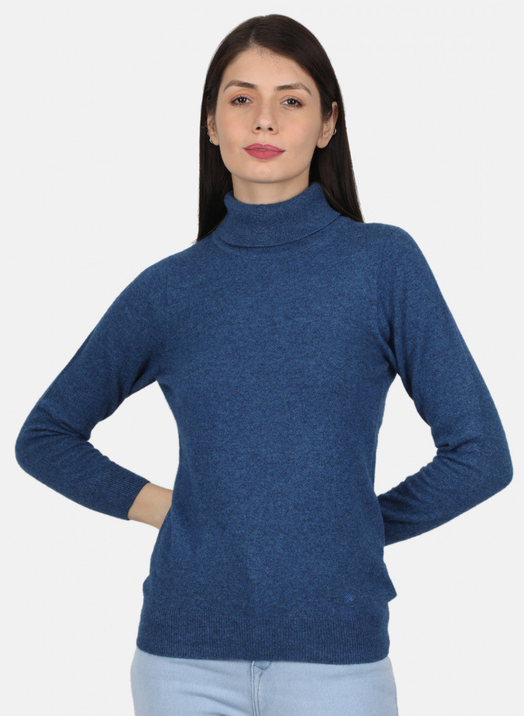 Women Blue Solid Top