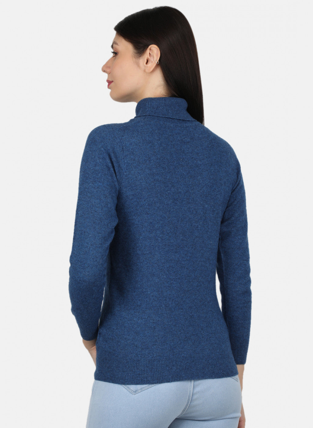 Women Blue Solid Top