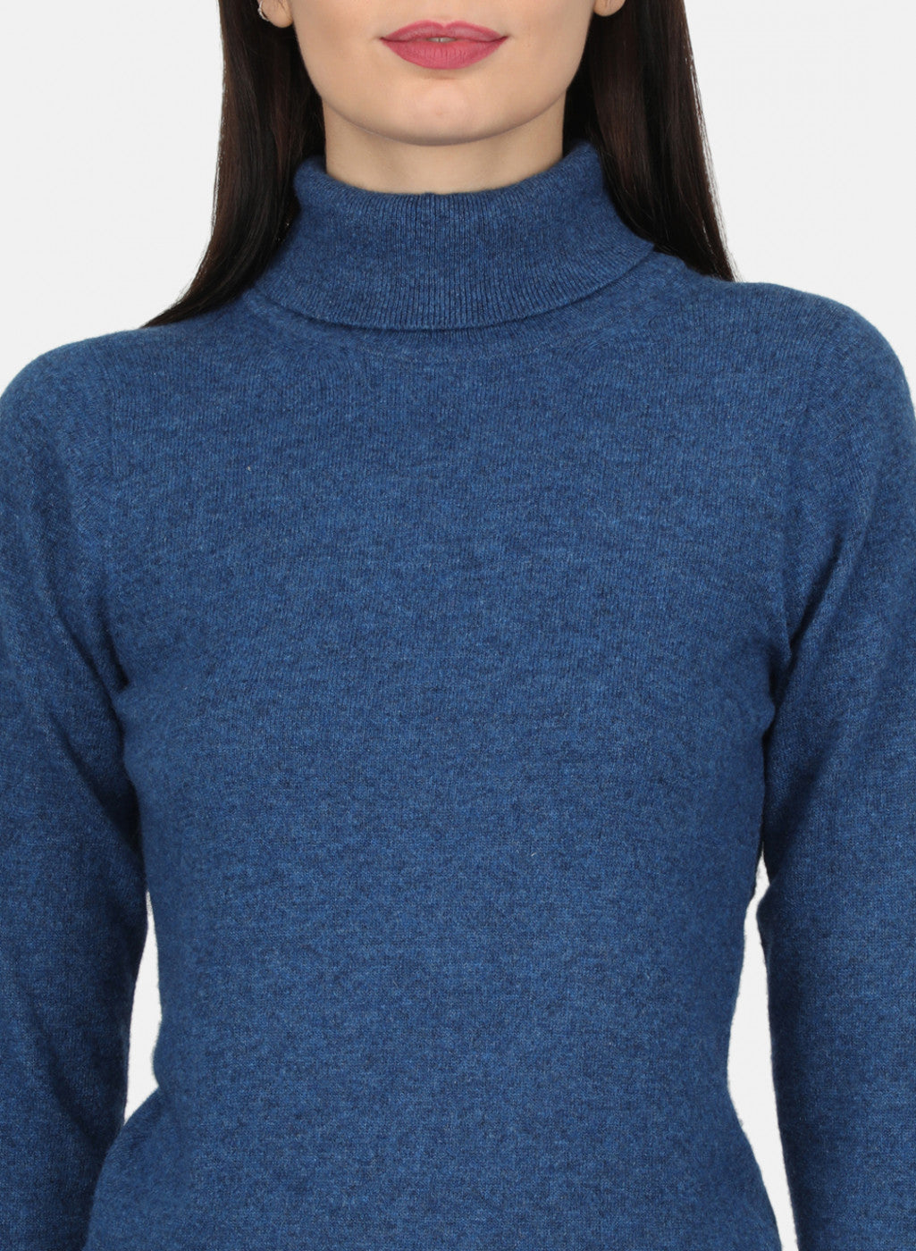 Women Blue Solid Top