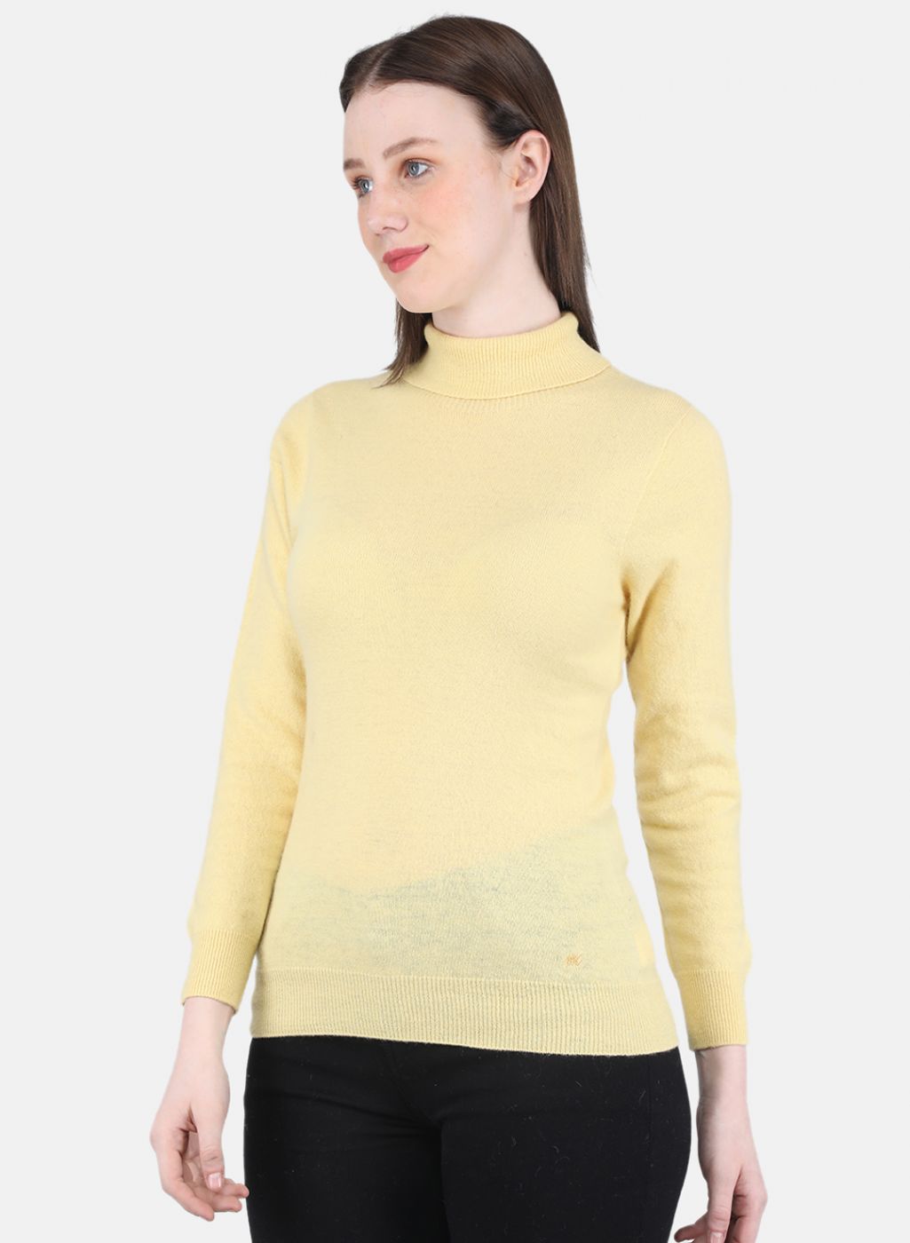 Women Yellow Solid Top