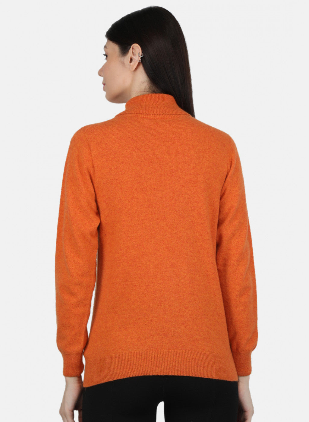 Women Orange Solid Top