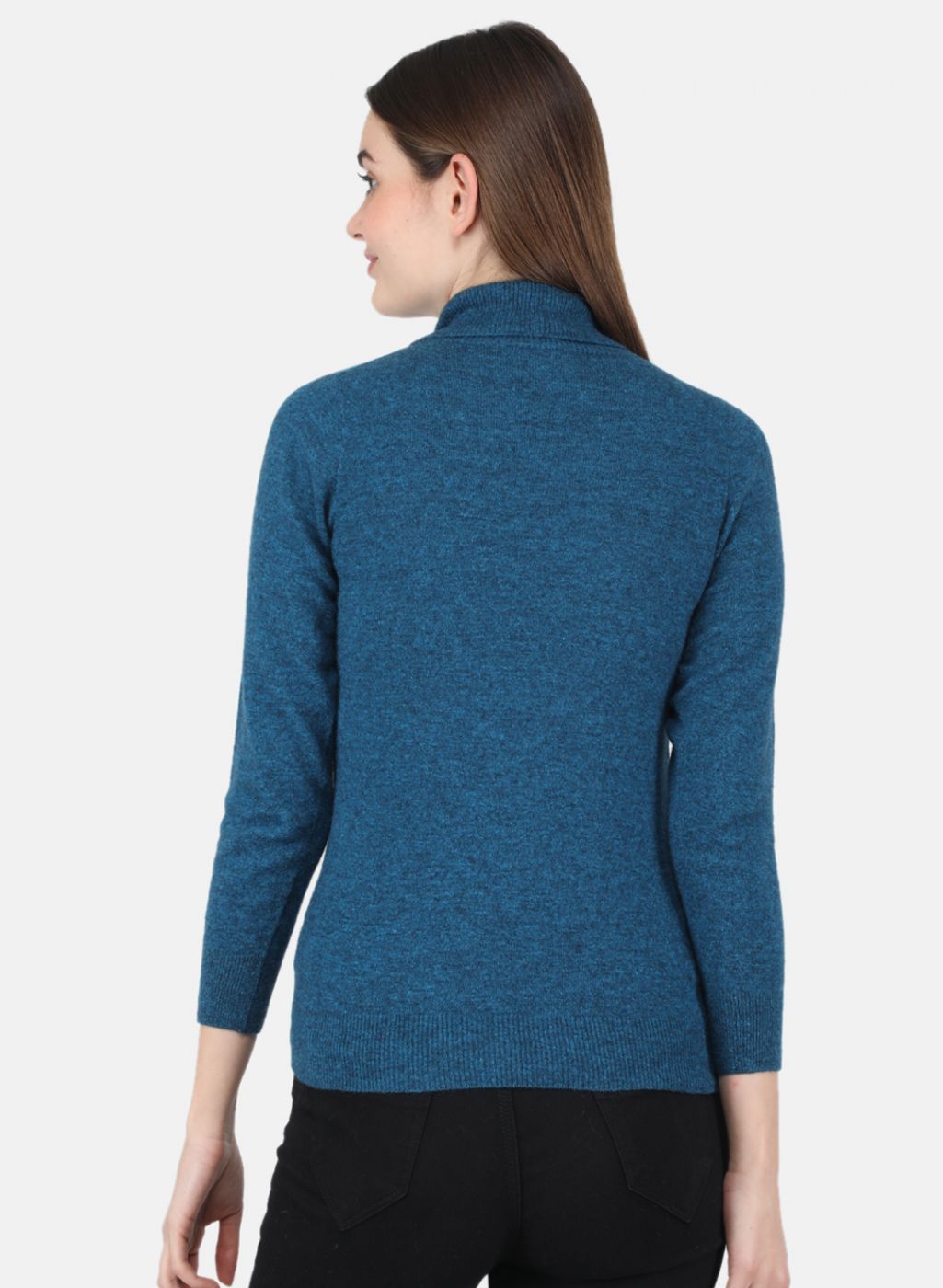 Women Blue Solid Top