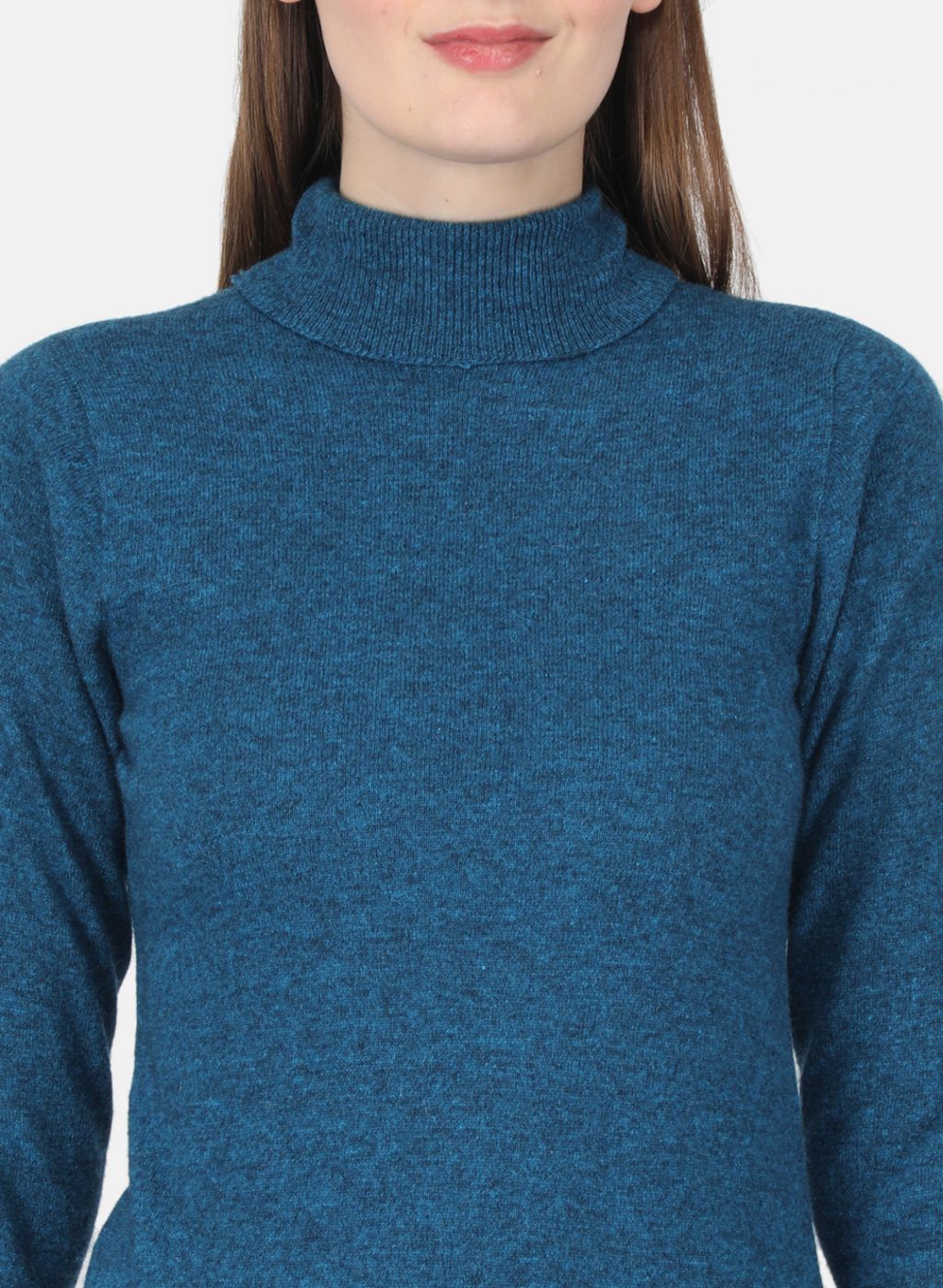 Women Blue Solid Top
