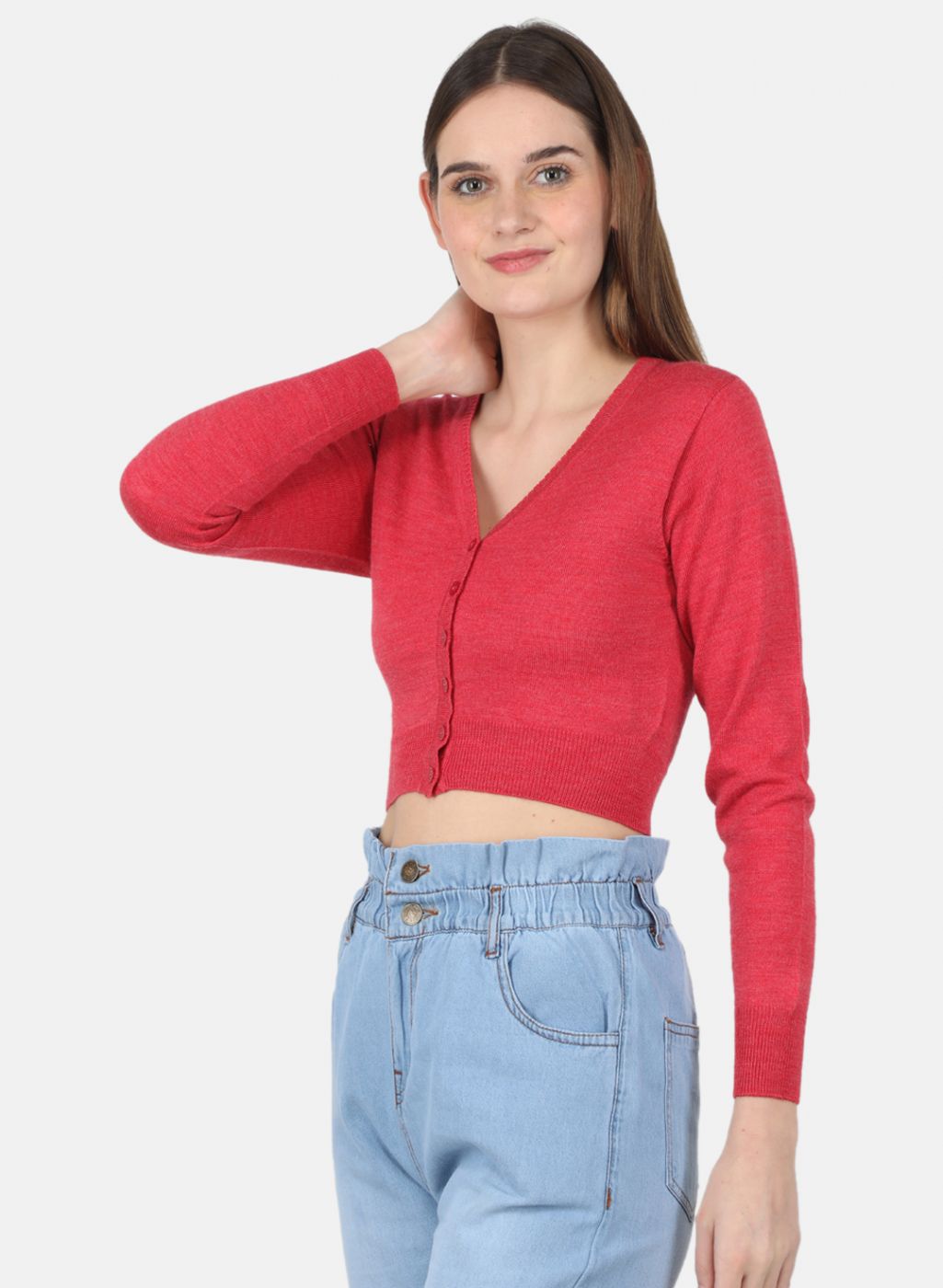 Women Brown Solid Blouse