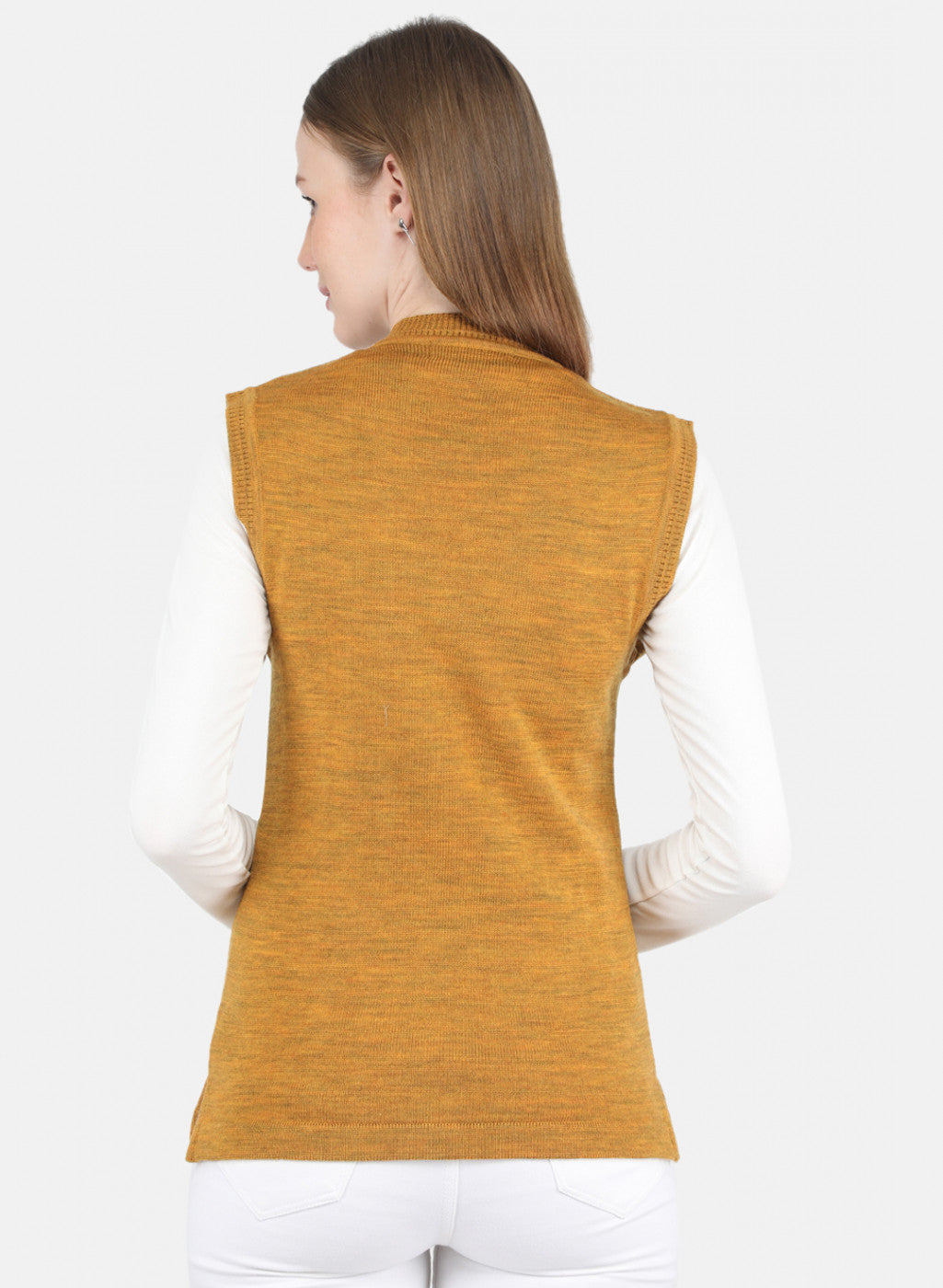 Women Yellow Solid Cardigan