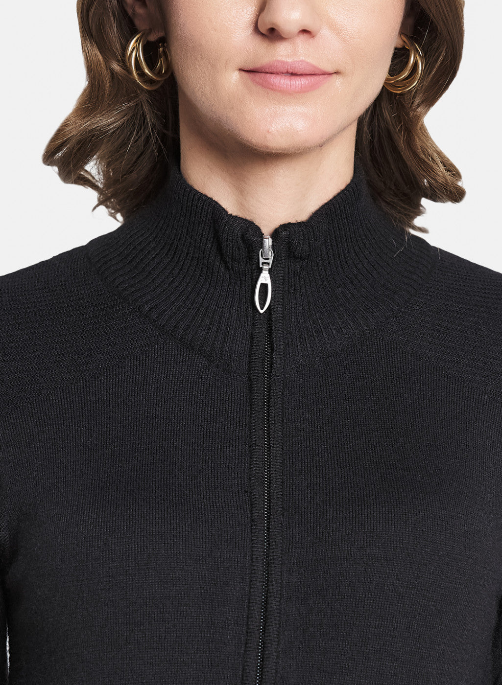 Women Black Solid Cardigan