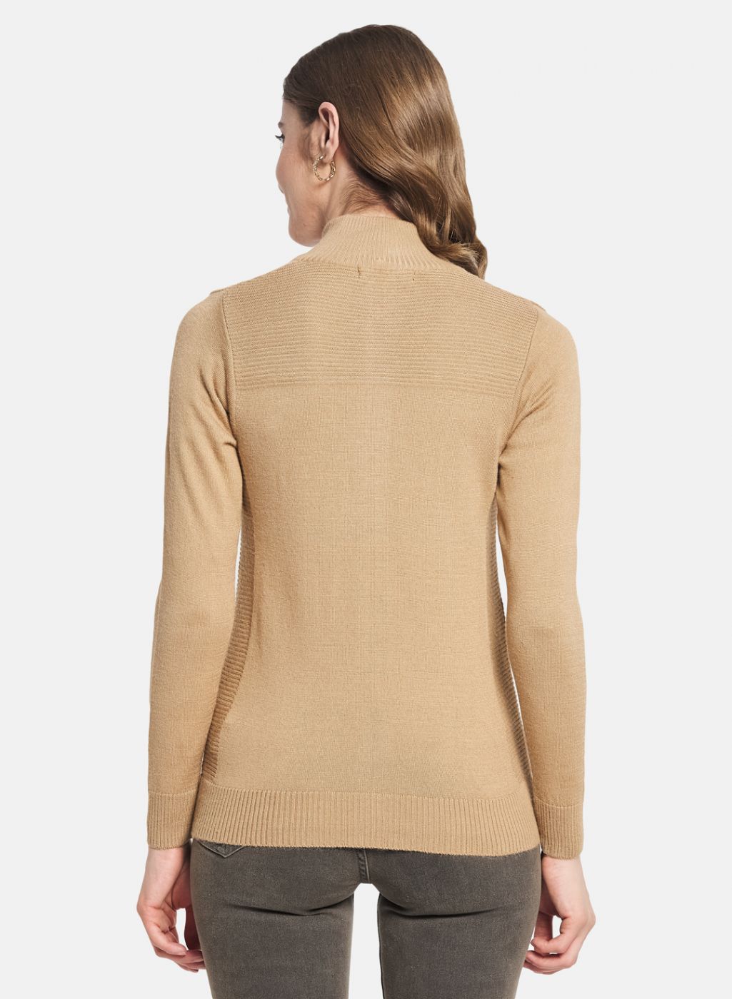 Women Brown Solid Cardigan