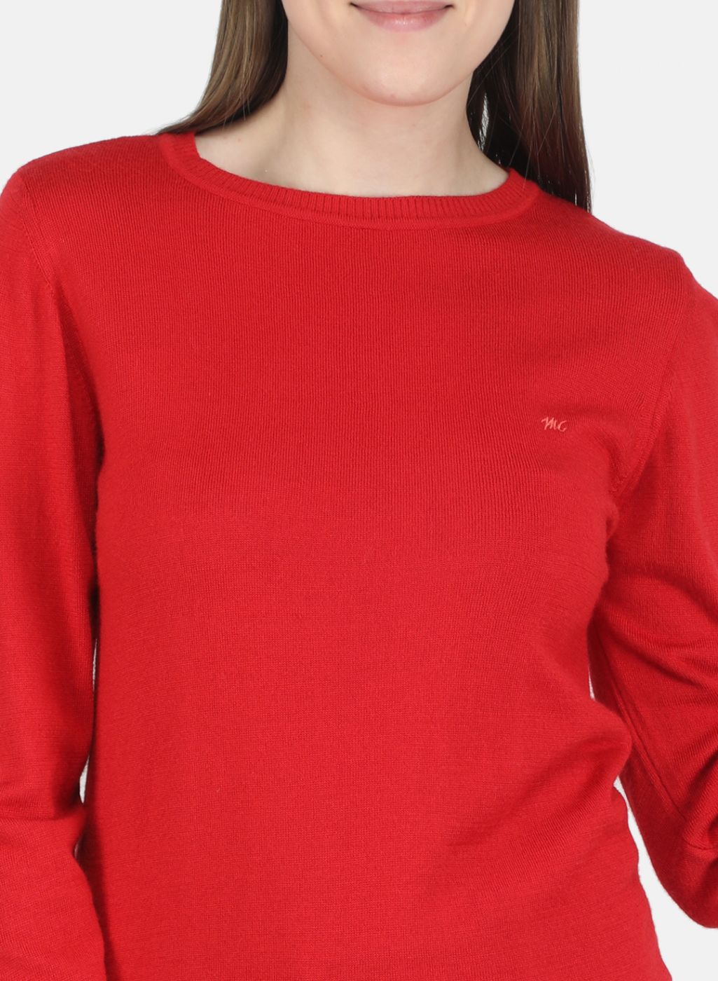 Women Red Solid Top