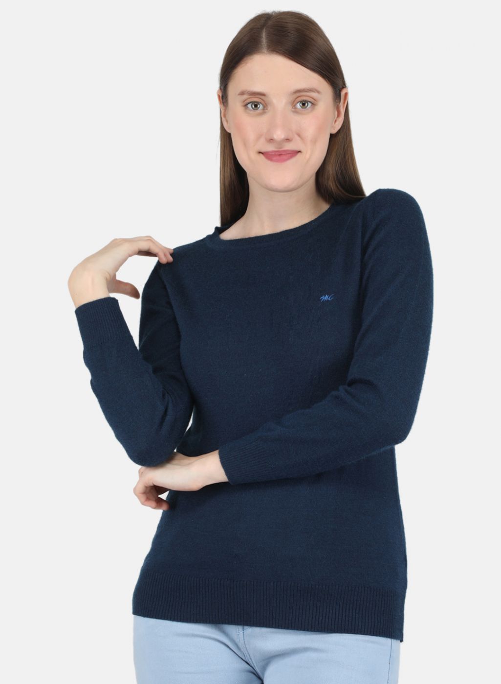 Women NAvy Blue Solid Top