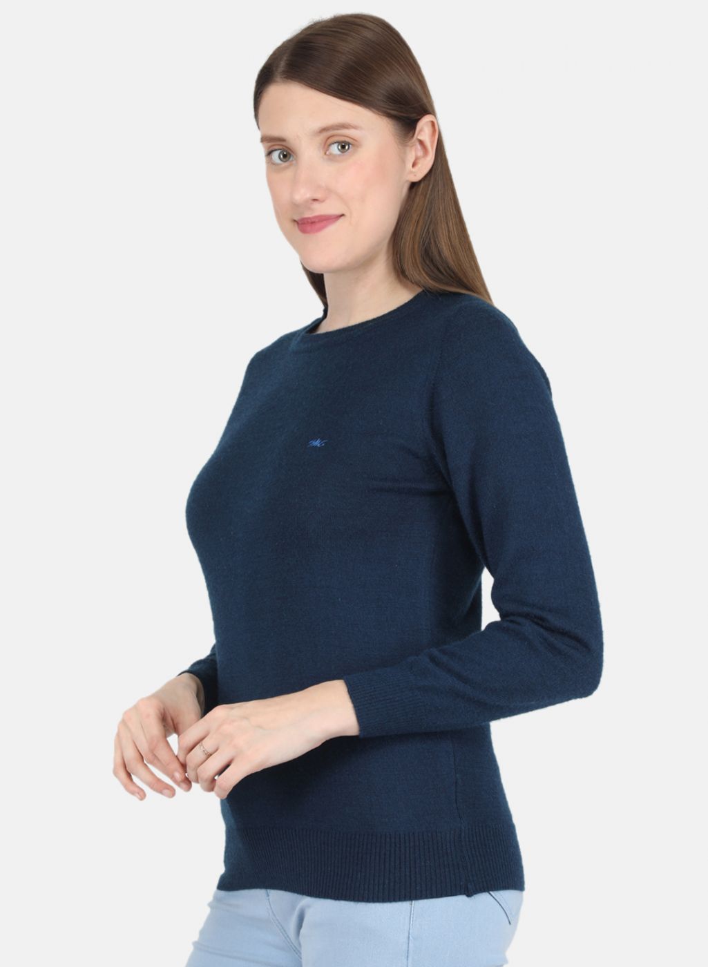 Women NAvy Blue Solid Top