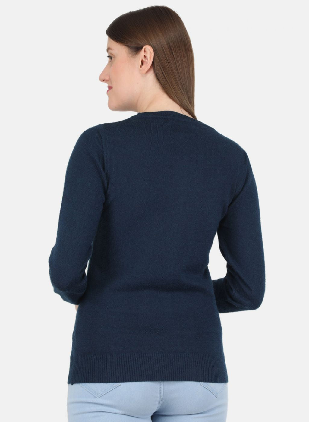 Women NAvy Blue Solid Top