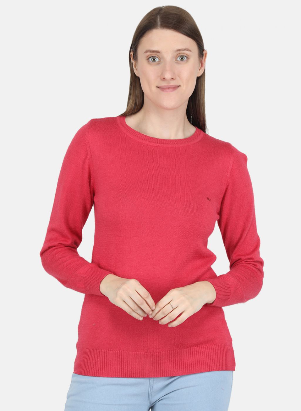 Women Pink Solid Top